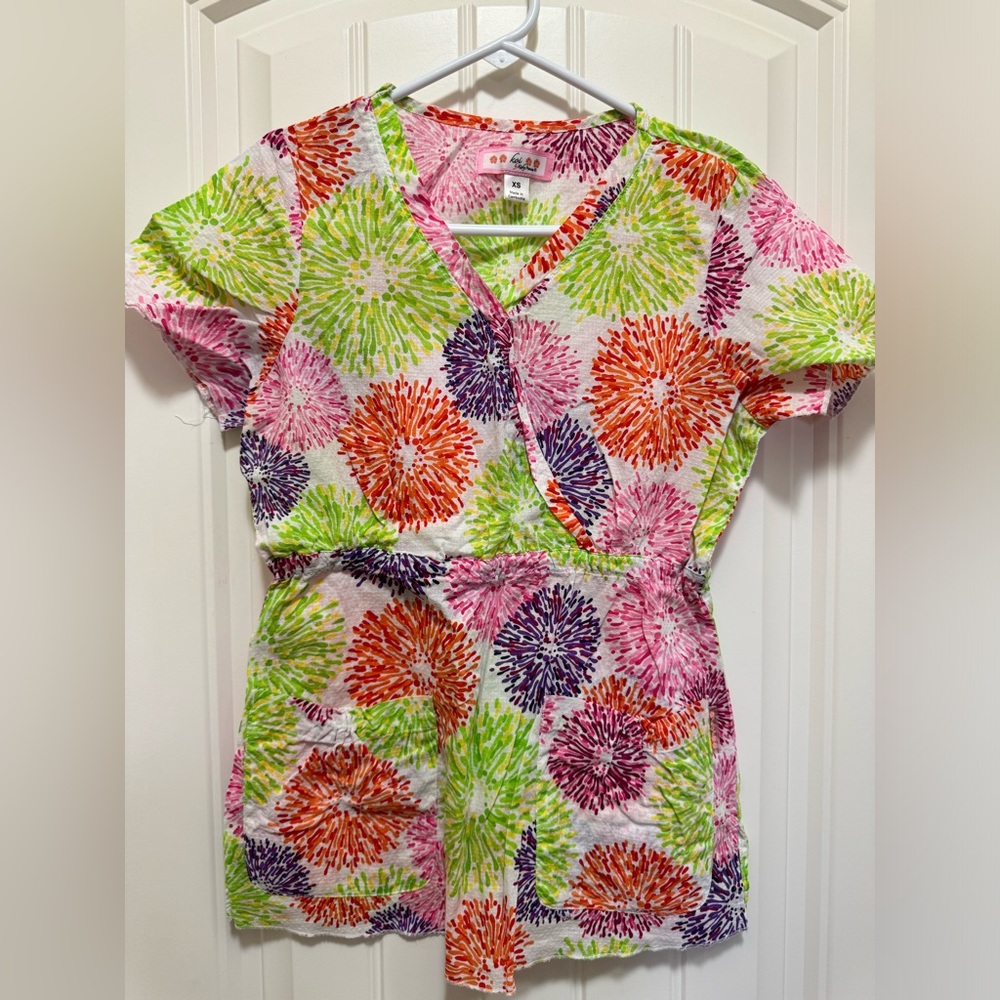Women’s Koi scrub top, XS